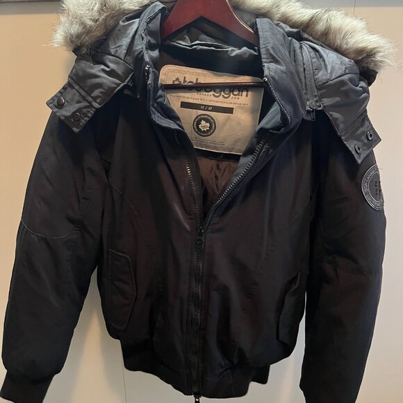 Toboggan Men's Enzo Down Bomber Jacket (Medium) - Picture 2 of 6